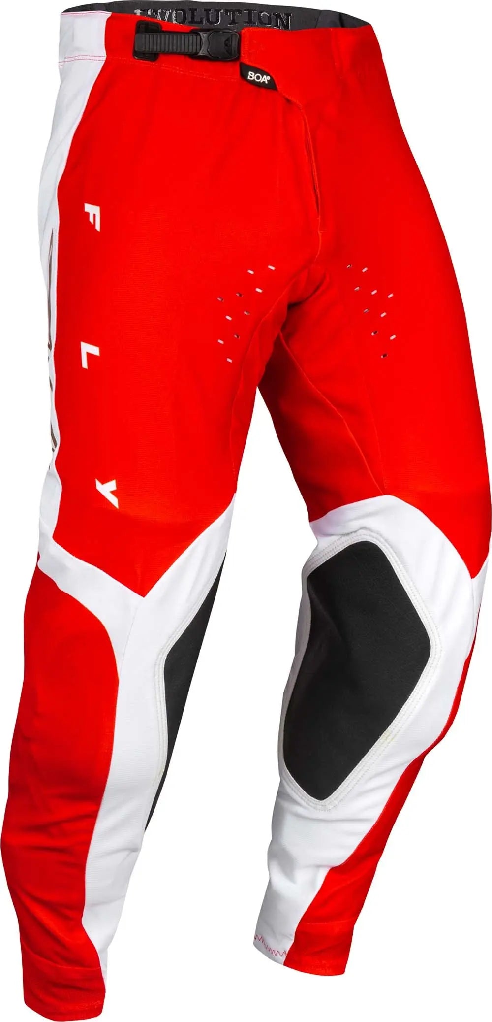 Fly Racing Evolution MX Trouser Red / White / Red Irridium - FREE UK Delivery, FREE 365 Day Returns | Moto Central