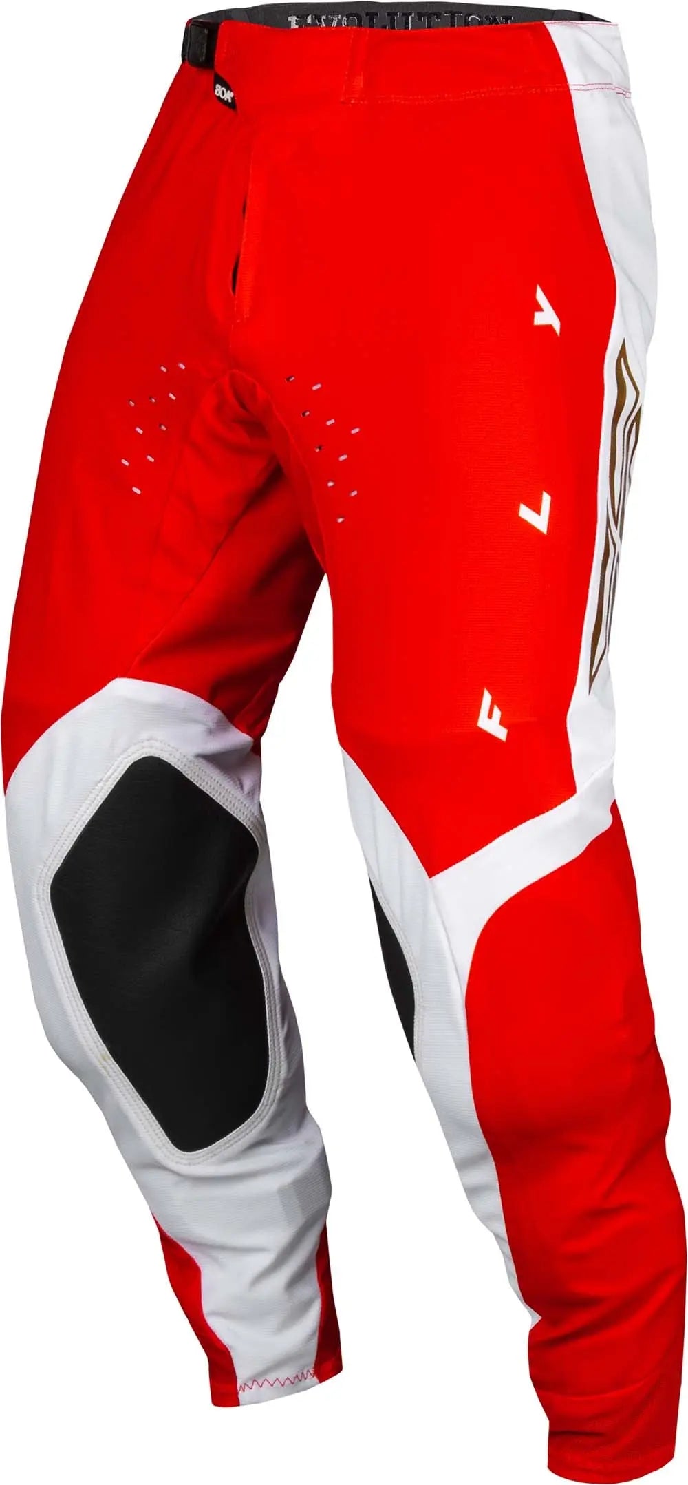 Fly Racing Evolution MX Trouser Red / White / Red Irridium - FREE UK Delivery, FREE 365 Day Returns | Moto Central