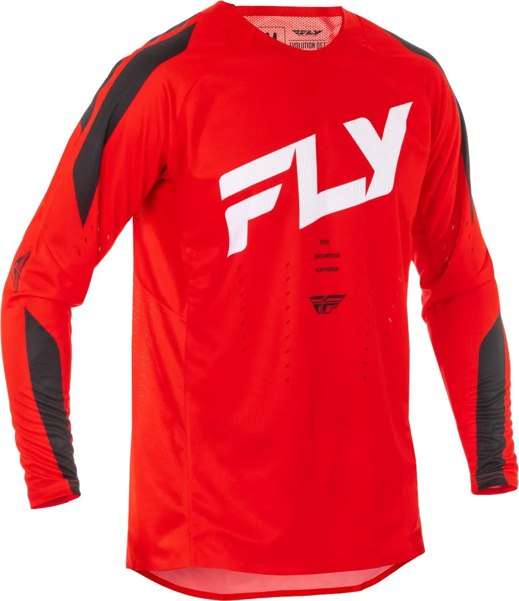 Fly Racing Evolution? DST Jersey Red / White / Black - FREE UK Delivery, FREE 365 Day Returns | Moto Central