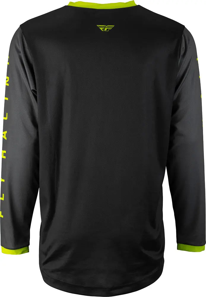 Fly Racing F-16 MX Jersey Black / Grey / Hi-Vis  - FREE UK Delivery, FREE 365 Day Returns | Moto Central