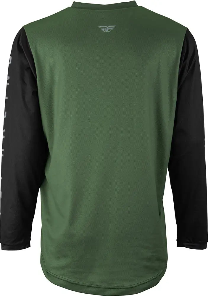 Fly Racing F-16 MX Jersey Olive Green / Black - FREE UK Delivery, FREE 365 Day Returns | Moto Central