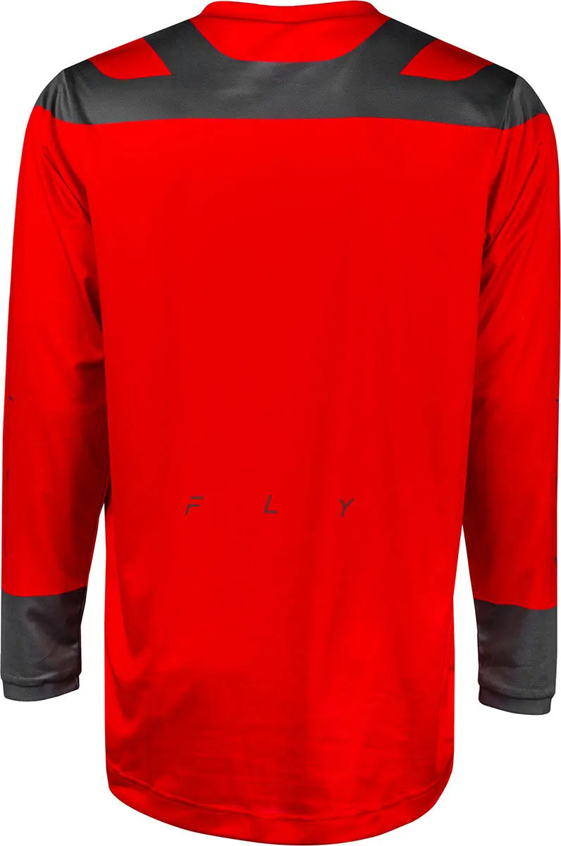 Fly Racing F-16 MX Jersey Red / Charcoal - FREE UK Delivery, FREE 365 Day Returns | Moto Central