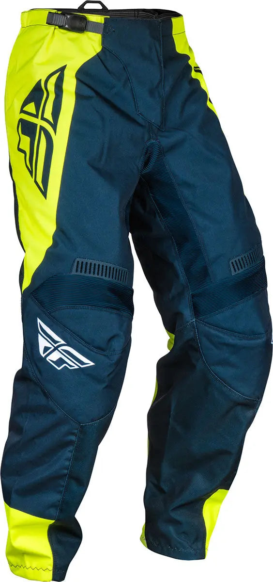 Fly Racing F-16 MX Trouser Navy / Hi-Vis - FREE UK Delivery, FREE 365 Day Returns | Moto Central