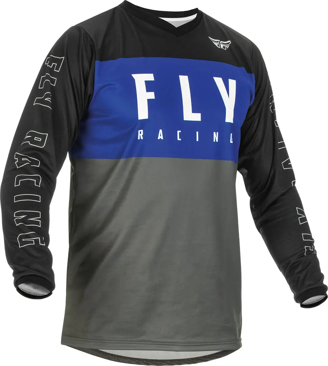 Fly Racing F-16 Youth MX Jersey Blue / Grey / Black - FREE UK Delivery, FREE 365 Day Returns | Moto Central