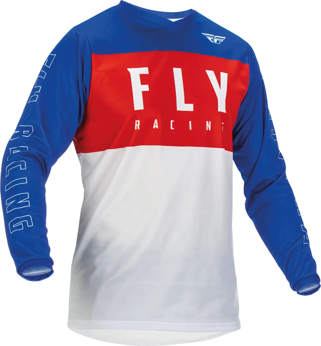 Fly Racing F-16 Youth MX Jersey Red / White / Blue - FREE UK Delivery, FREE 365 Day Returns | Moto Central