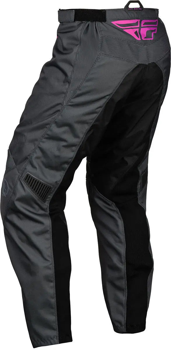 Fly Racing F-16 Youth MX Trouser Grey / Pink - FREE UK Delivery, FREE 365 Day Returns | Moto Central