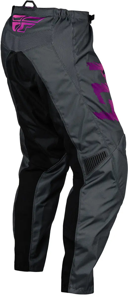 Fly Racing F-16 Youth MX Trouser Grey / Pink - FREE UK Delivery, FREE 365 Day Returns | Moto Central