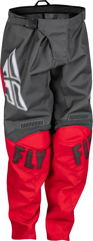 Fly Racing F-16 Youth MX Trouser Grey / Red - FREE UK Delivery, FREE 365 Day Returns | Moto Central