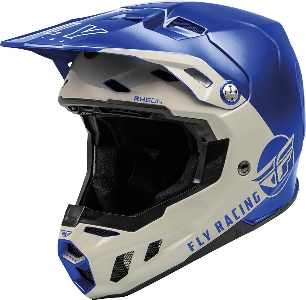 Fly Racing Formula CC Helmet Centrum Blue / Grey - FREE UK Delivery, FREE 365 Day Returns | Moto Central