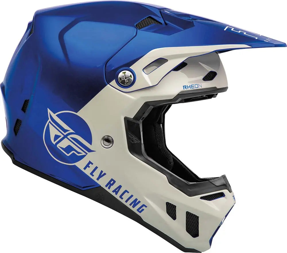 Fly Racing Formula CC Helmet Centrum Blue / Grey - FREE UK Delivery, FREE 365 Day Returns | Moto Central