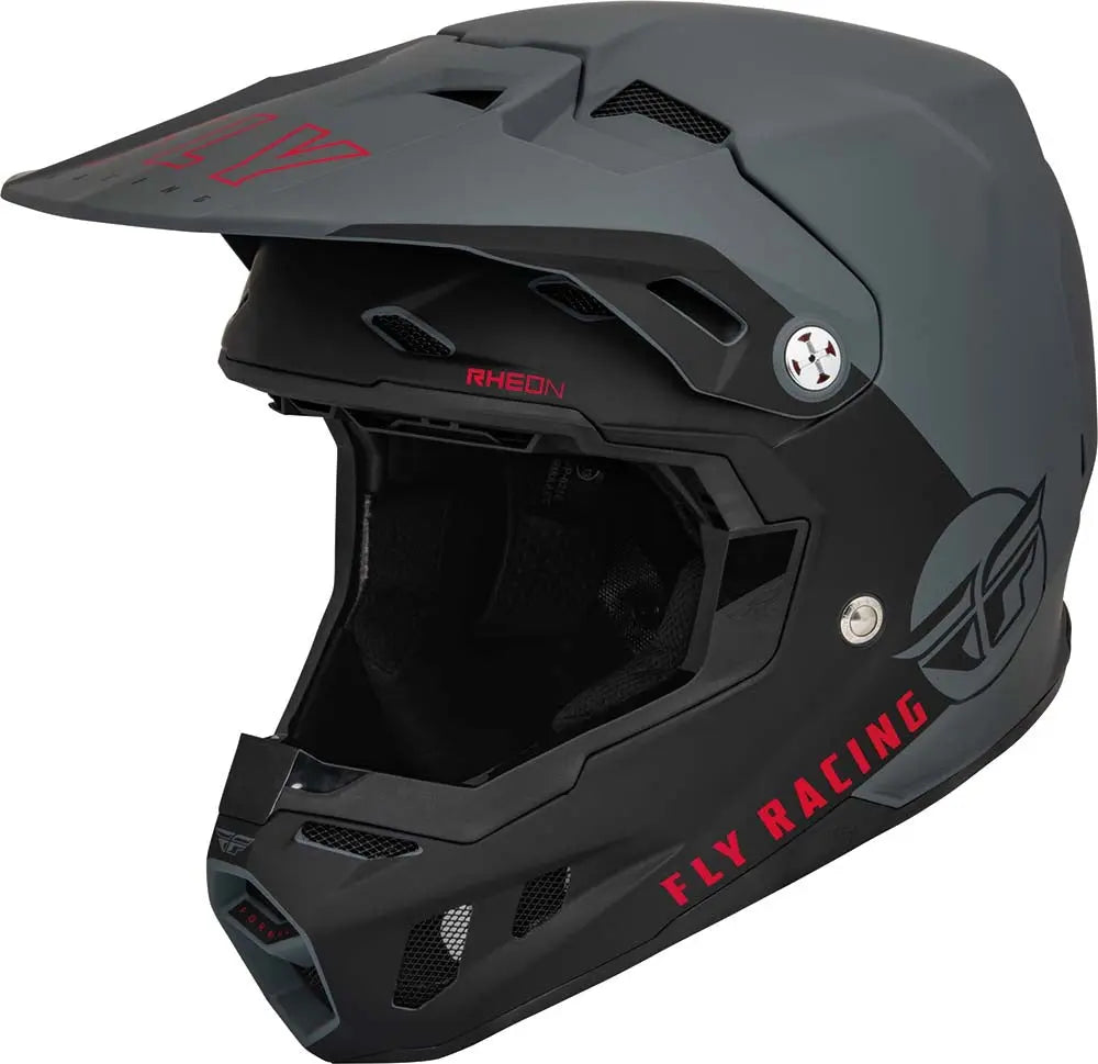 Fly Racing Formula CC Helmet Centrum Grey / Black - FREE UK Delivery, FREE 365 Day Returns | Moto Central