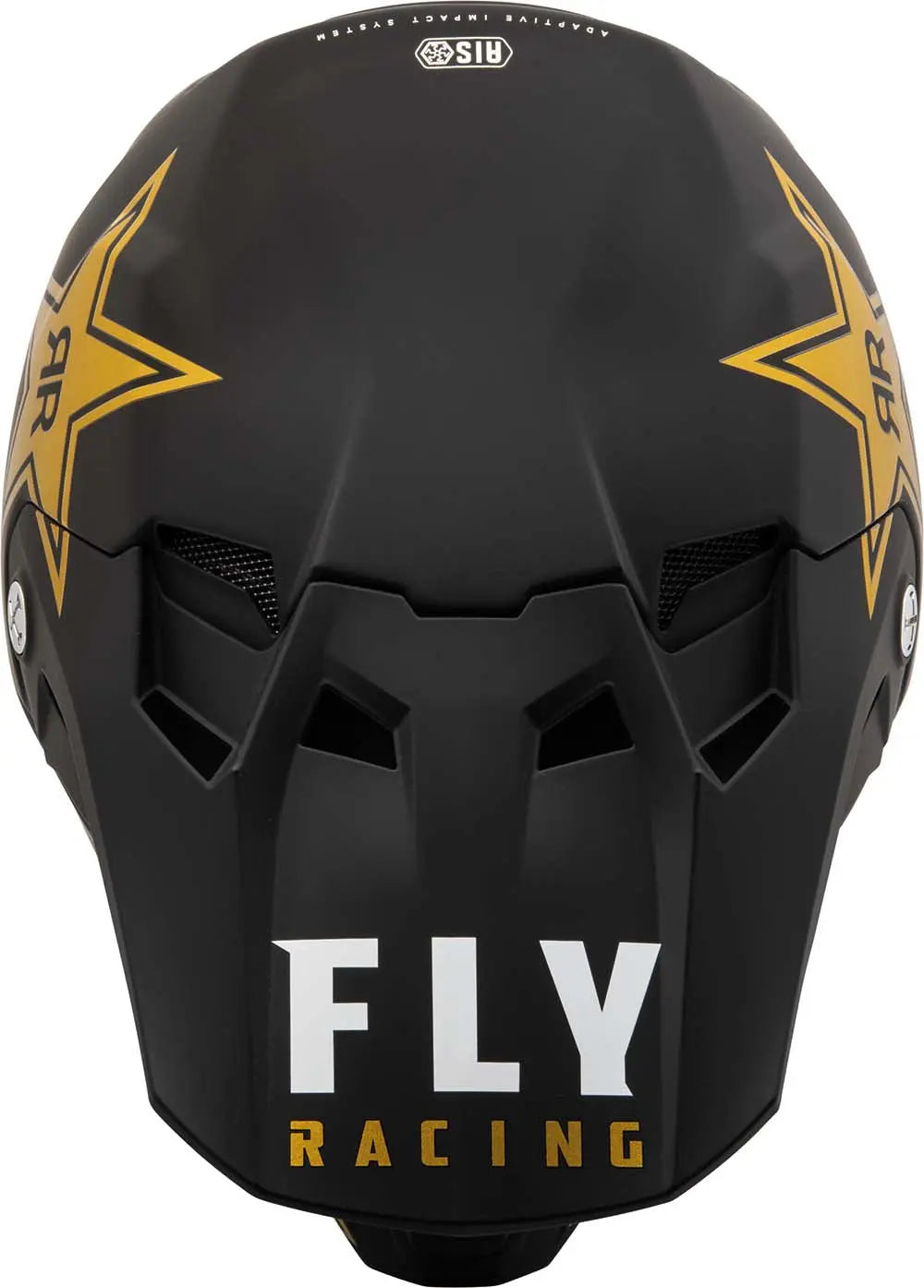 Fly Racing Formula CC Helmet Rockstar Matt Black / Gold - FREE UK Delivery, FREE 365 Day Returns | Moto Central