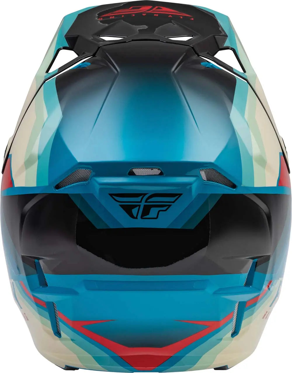 Fly Racing Formula CP Rush Helmet Black / Stone / Dark Teal - FREE UK Delivery, FREE 365 Day Returns | Moto Central