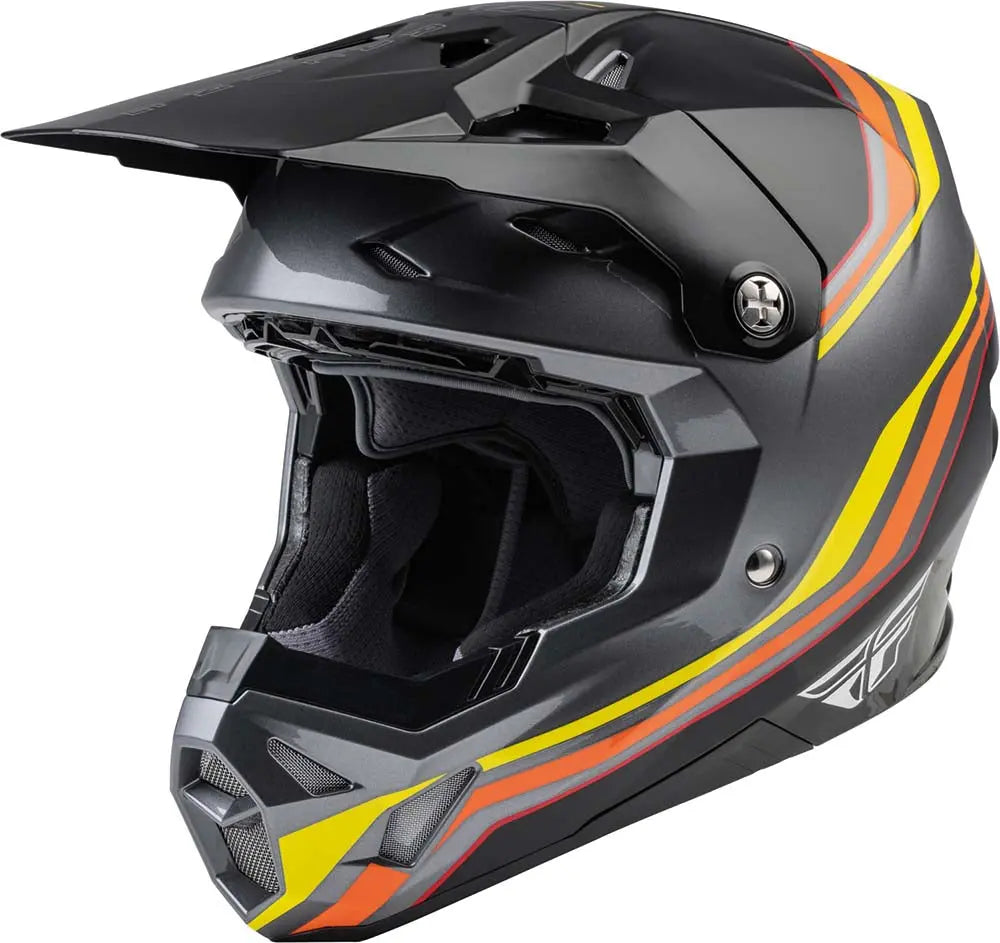 Fly Racing Formula CP S.E. Speeder Helmet Black / Yellow / Red - FREE UK Delivery, FREE 365 Day Returns | Moto Central