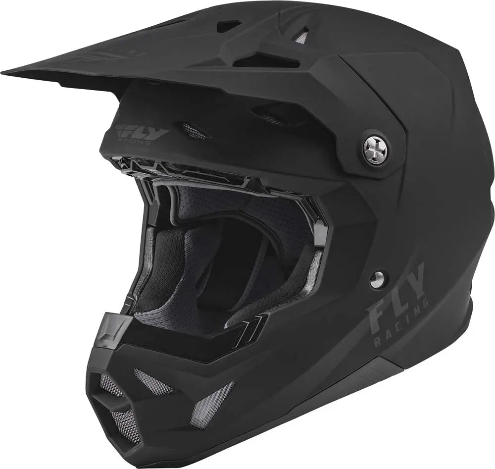 Fly Racing Formula CP Helmet Solid Matt Black - FREE UK Delivery, FREE 365 Day Returns | Moto Central