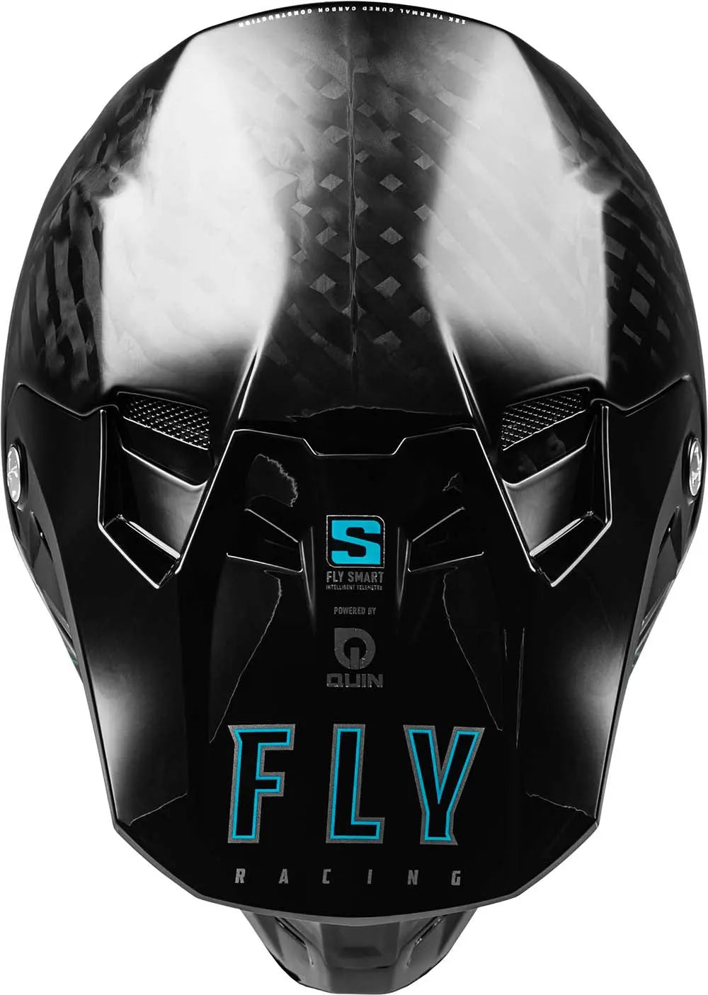 Fly Racing Formula S Carbon Helmet Solid Black - FREE UK Delivery, FREE 365 Day Returns | Moto Central