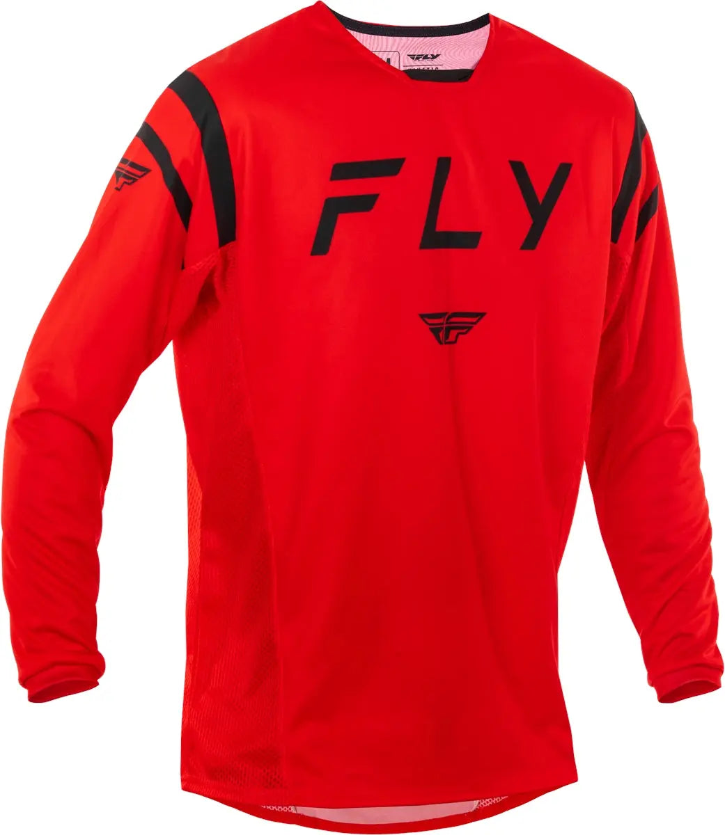 Fly Racing Kinetic Center Jersey Red / Black - FREE UK Delivery, FREE 365 Day Returns | Moto Central