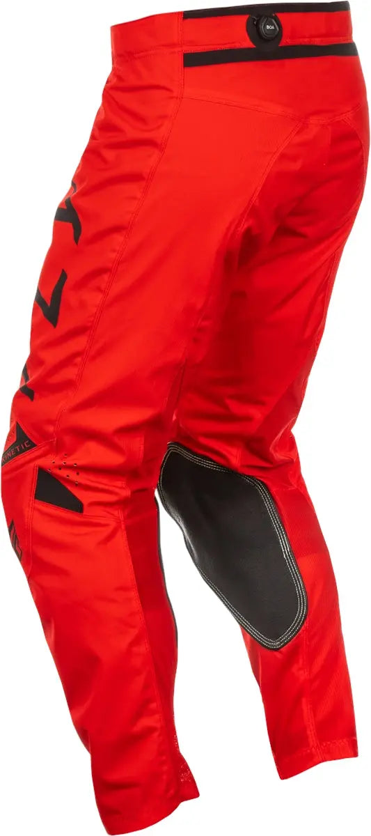 Fly Racing Kinetic Center Trouser Red / Black - FREE UK Delivery, FREE 365 Day Returns | Moto Central