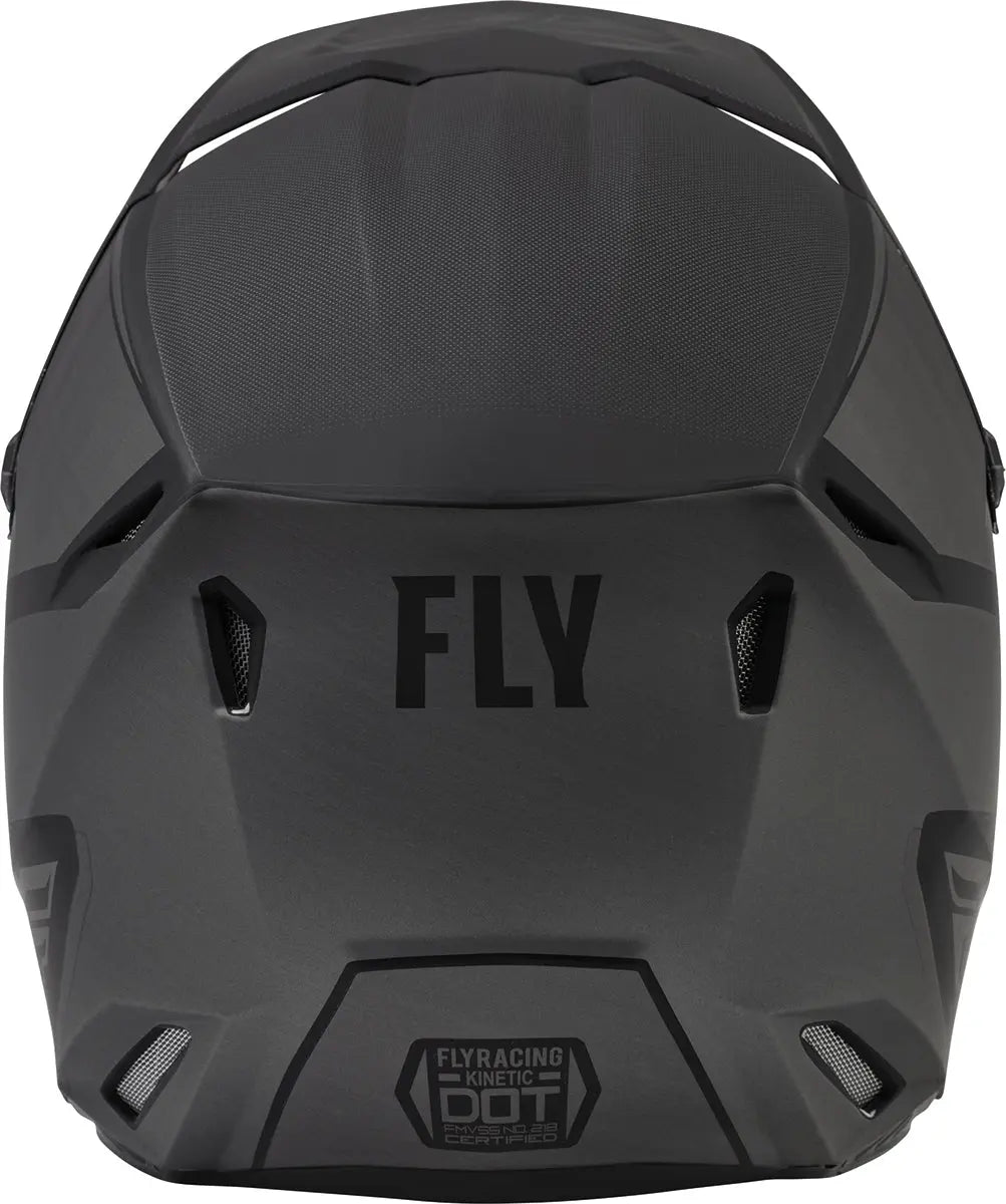 Fly Racing Kinetic Drift Youth ECE Helmet Black / Charcoal - FREE UK Delivery, FREE 365 Day Returns | Moto Central