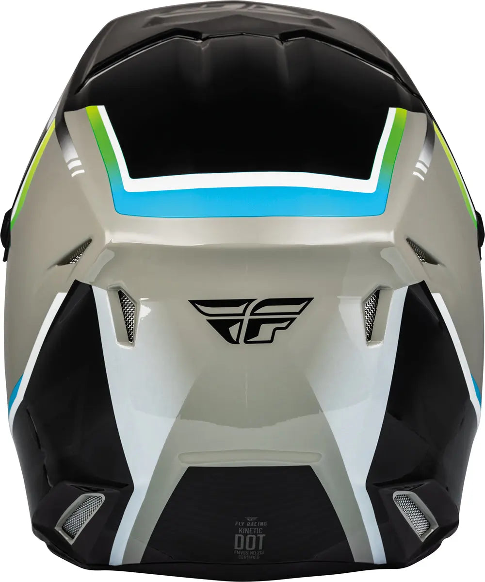 Fly Racing Kinetic ECE Helmet Vision Grey / Black - FREE UK Delivery, FREE 365 Day Returns | Moto Central