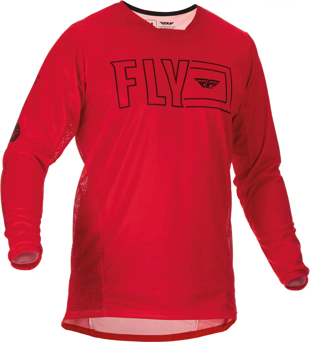 Fly Racing Kinetic Fuel MX Jersey  Red / Black - FREE UK Delivery, FREE 365 Day Returns | Moto Central