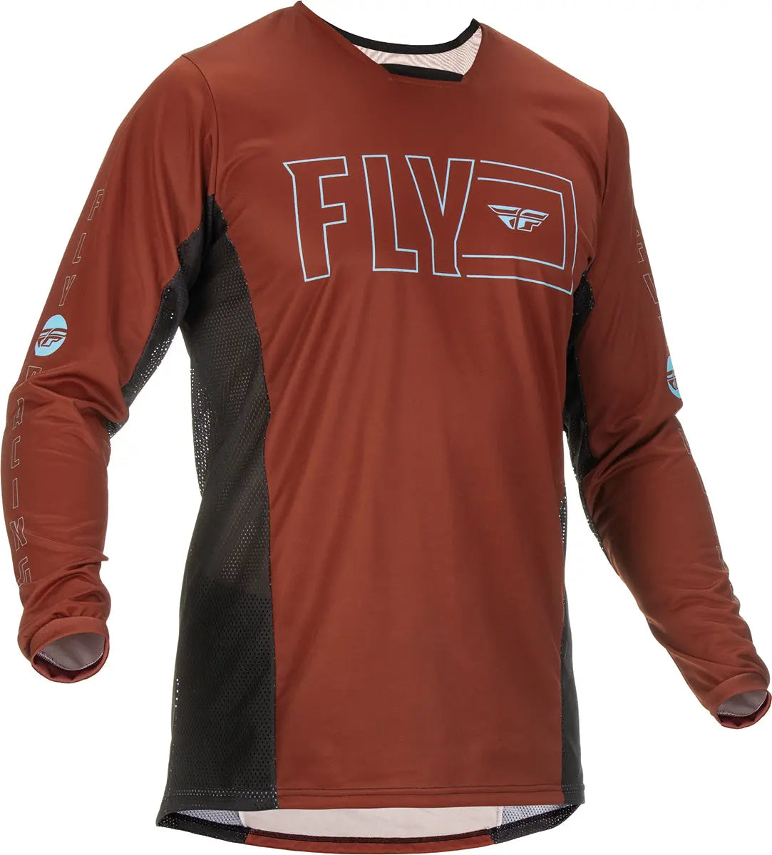 Fly Racing Kinetic Fuel MX Jersey  Rust / Black - FREE UK Delivery, FREE 365 Day Returns | Moto Central