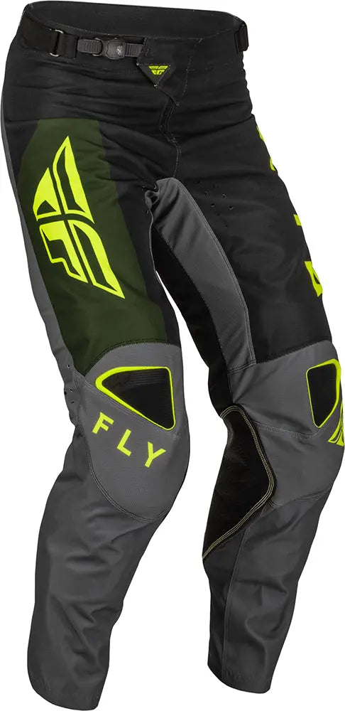 Fly Racing Kinetic Jet MX Trouser Black / Olive / Hi-Vis - FREE UK Delivery, FREE 365 Day Returns | Moto Central