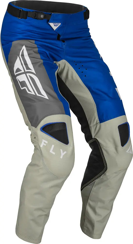 Fly Racing Kinetic Jet MX Trouser Blue / Grey / White - FREE UK Delivery, FREE 365 Day Returns | Moto Central