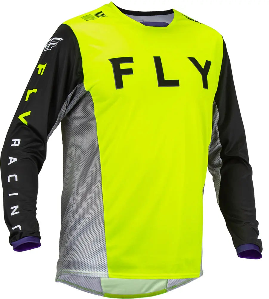 Fly Racing Kinetic Kore MX Jersey Hi-Vis / Black - FREE UK Delivery, FREE 365 Day Returns | Moto Central