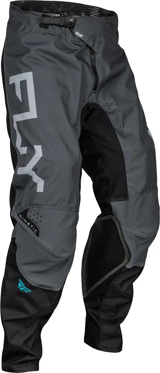 Fly Racing Kinetic Reload MX Trouser Charcoal / Black / Blue - FREE UK Delivery, FREE 365 Day Returns | Moto Central