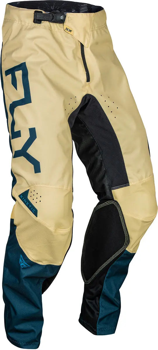 Fly Racing Kinetic Reload MX Trouser Ivory / Navy / Cobalt - FREE UK Delivery, FREE 365 Day Returns | Moto Central