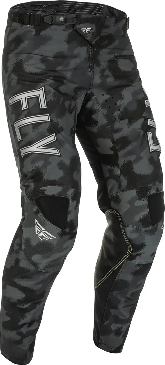 Fly Racing Kinetic S.E. Tactic MX Trouser Black / Grey / Camo - FREE UK Delivery, FREE 365 Day Returns | Moto Central