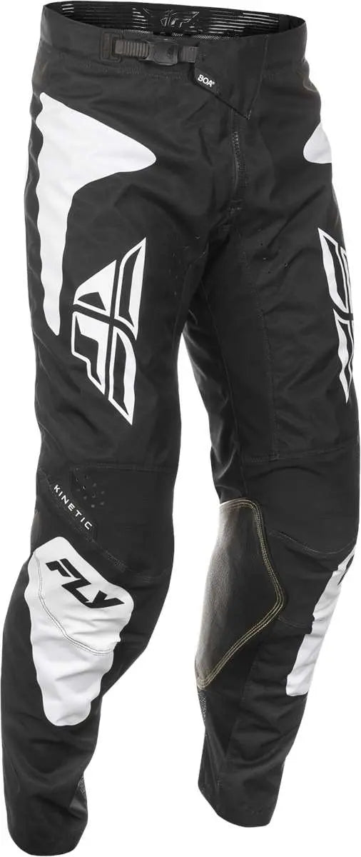 Fly Racing Kinetic Sym Trouser Black / White - FREE UK Delivery, FREE 365 Day Returns | Moto Central