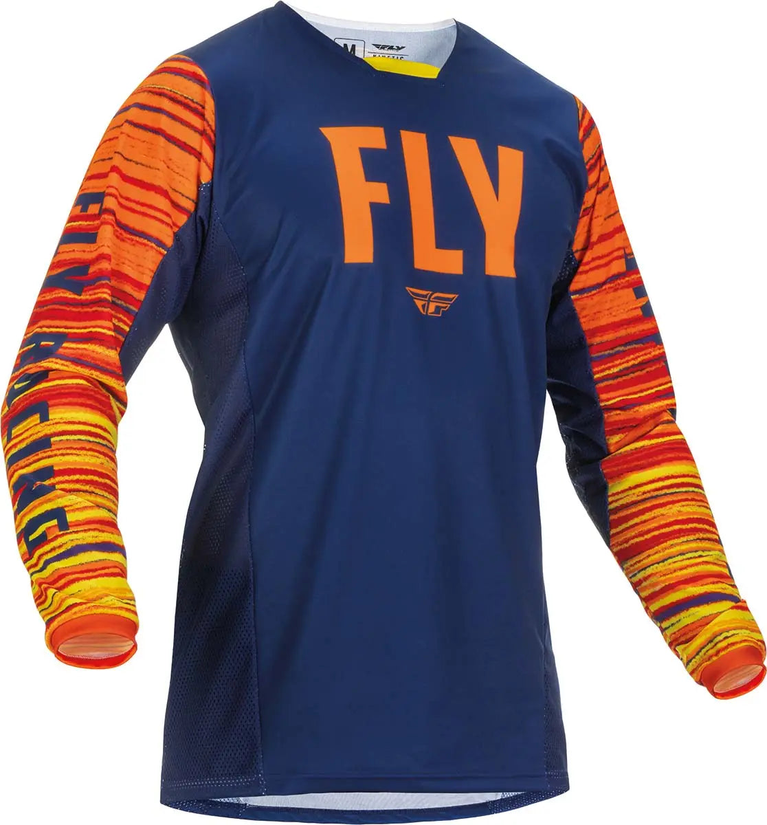 Fly Racing Kinetic Wave MX Jersey Navy / Orange - FREE UK Delivery, FREE 365 Day Returns | Moto Central