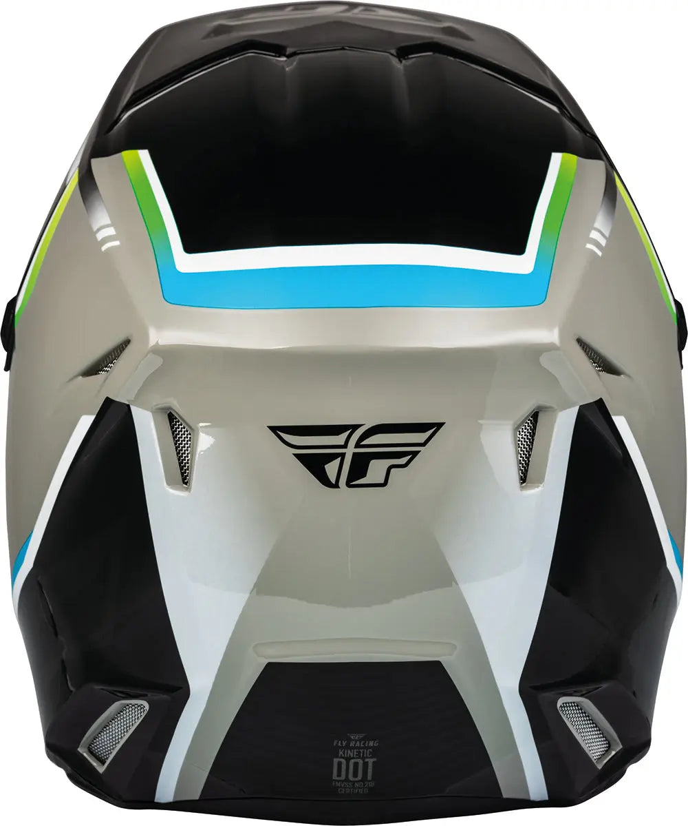 Fly Racing Kinetic Youth ECE Helmet Vision Grey / Black - FREE UK Delivery, FREE 365 Day Returns | Moto Central