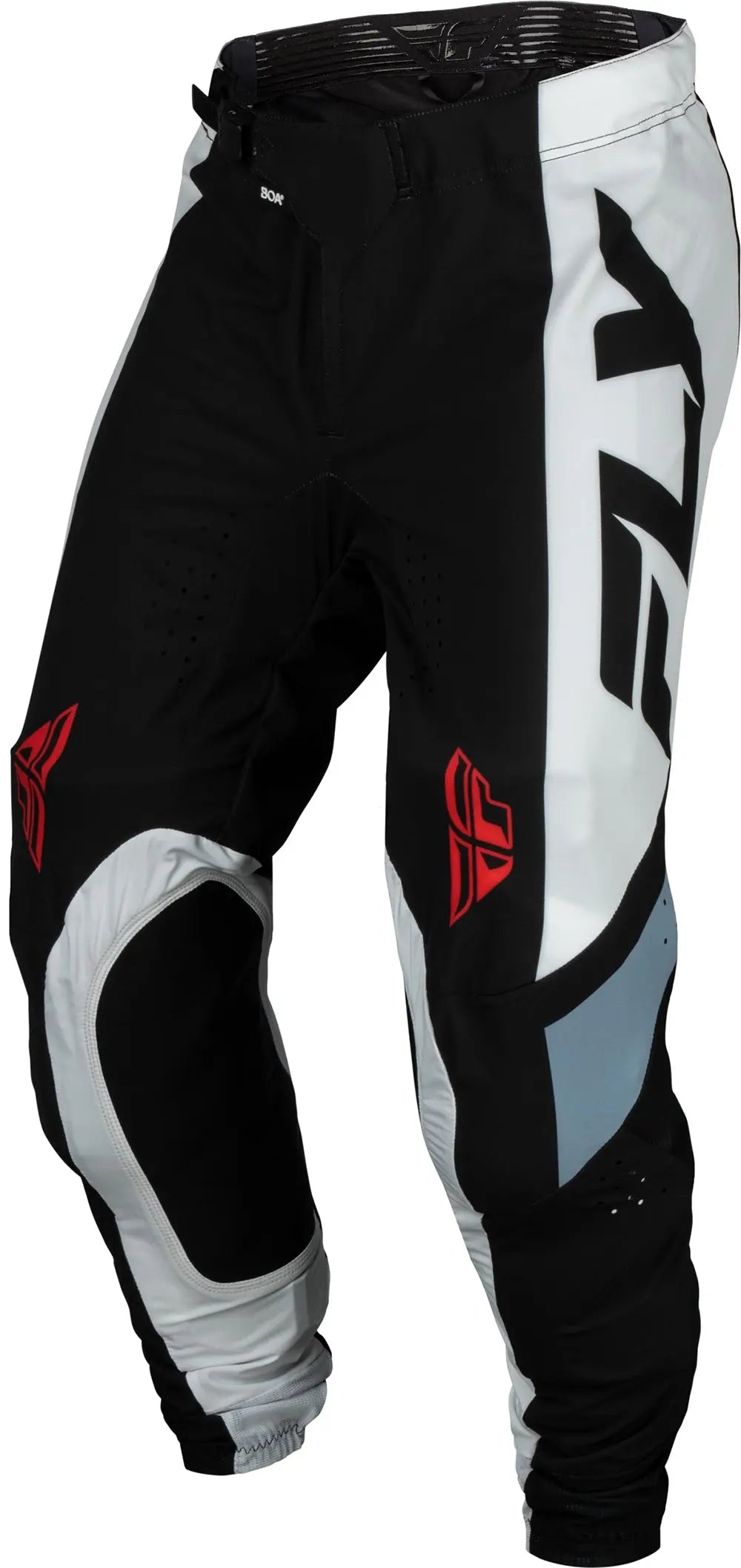 Fly Racing Lite Boa MX Trouser Black / White / Denim Grey - FREE UK Delivery, FREE 365 Day Returns | Moto Central