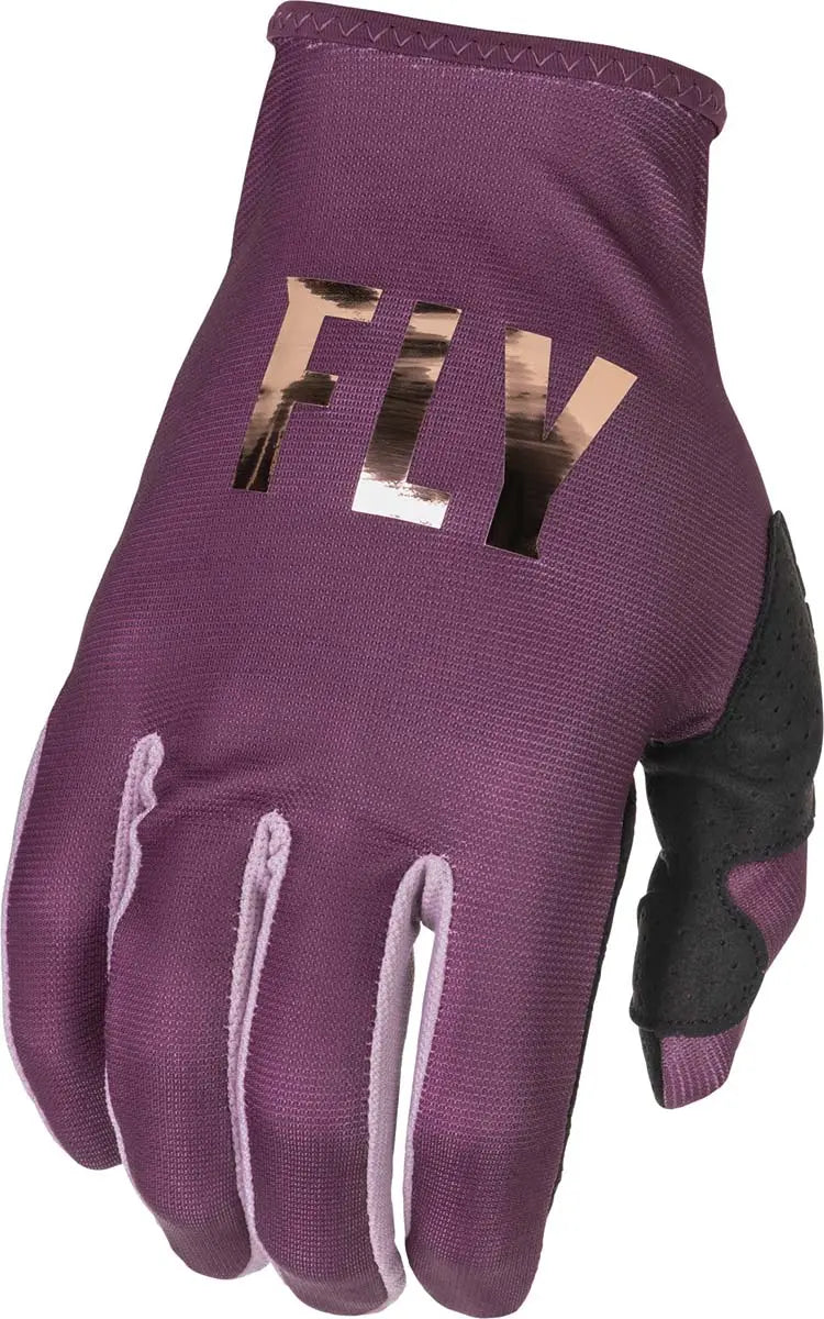 Fly Racing Lite Ladies MX Gloves Mauve - FREE UK Shipping, FREE 365 Day Returns | Moto Central