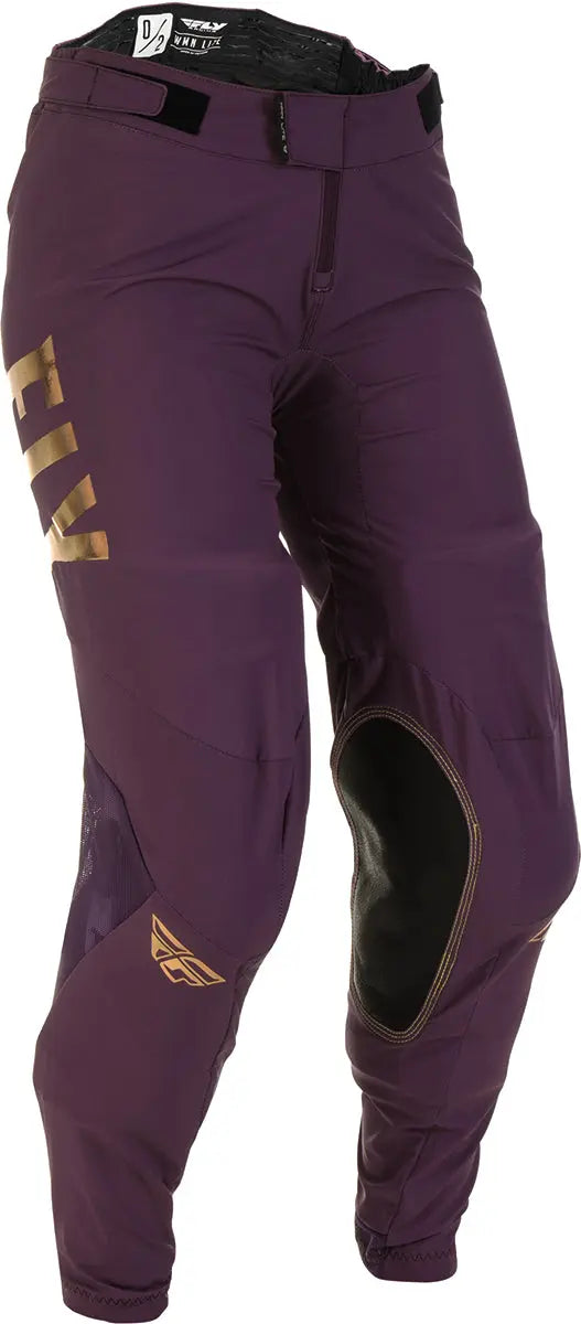 Fly Racing Lite Ladies MX Trouser Mauve - FREE UK Shipping, FREE 365 Day Returns | Moto Central