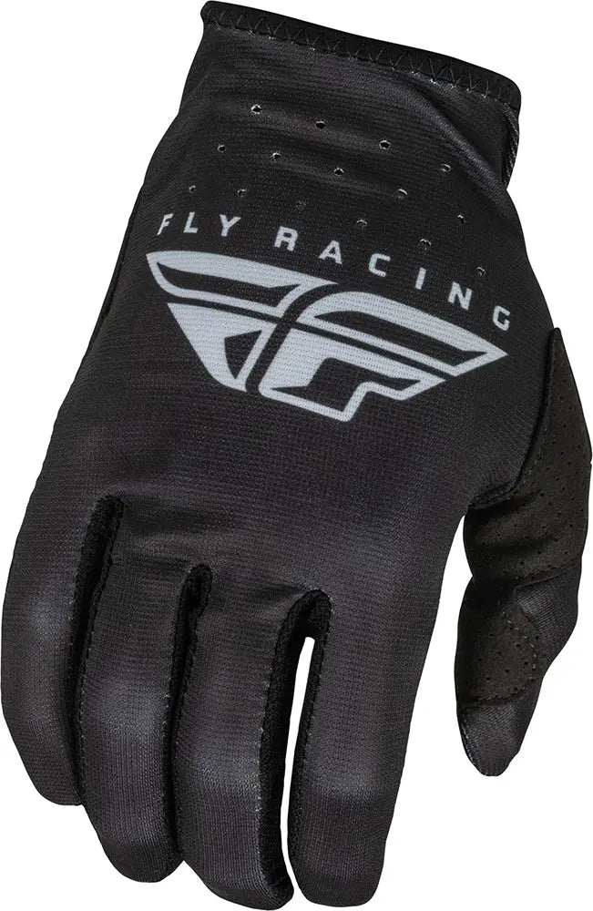 Fly Racing Lite MX Gloves Black / Grey - FREE UK Shipping, FREE 365 Day Returns | Moto Central