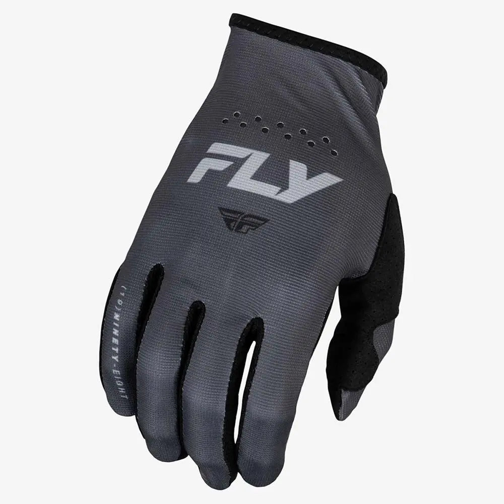 Fly Racing Lite MX Gloves Charcoal / Black - FREE UK Shipping, FREE 365 Day Returns | Moto Central