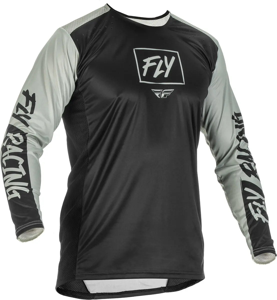 Fly Racing Lite MX Jersey Black / Grey - FREE UK Shipping, FREE 365 Day Returns | Moto Central