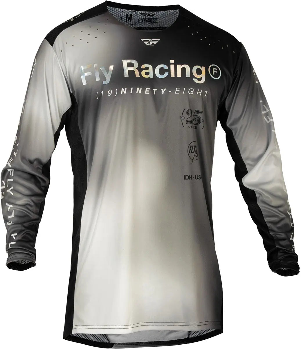 Fly Racing Lite MX Jersey Grey / Black - FREE UK Shipping, FREE 365 Day Returns | Moto Central