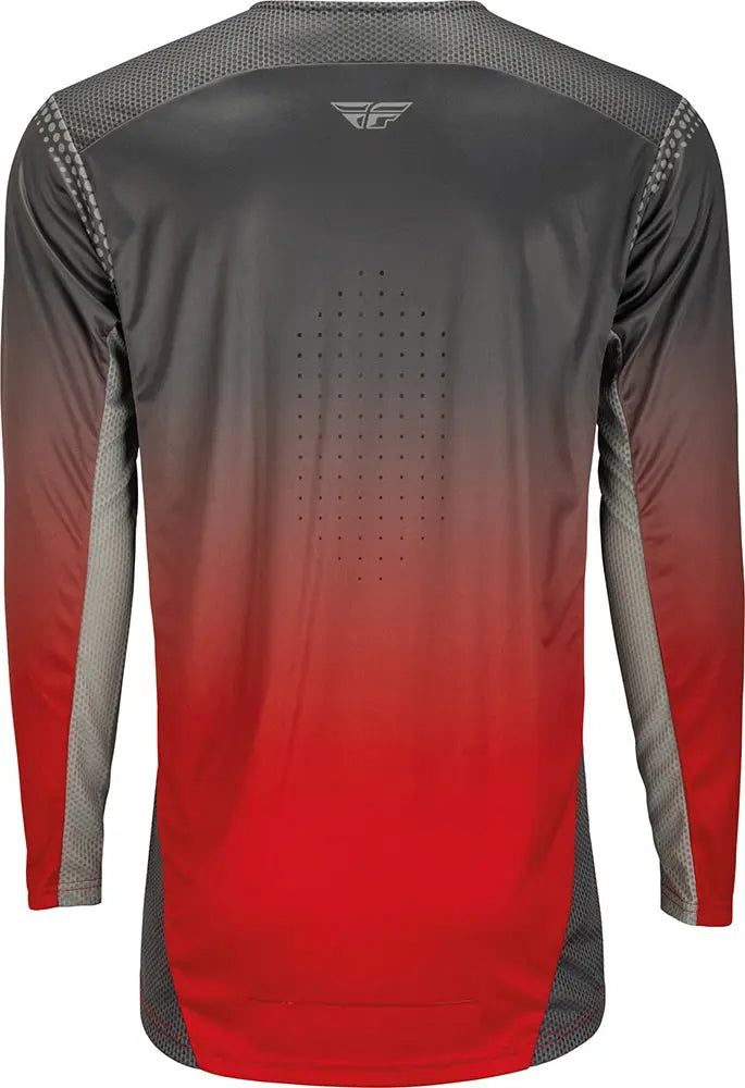 Fly Racing Lite MX Jersey Red / Grey - FREE UK Shipping, FREE 365 Day Returns | Moto Central