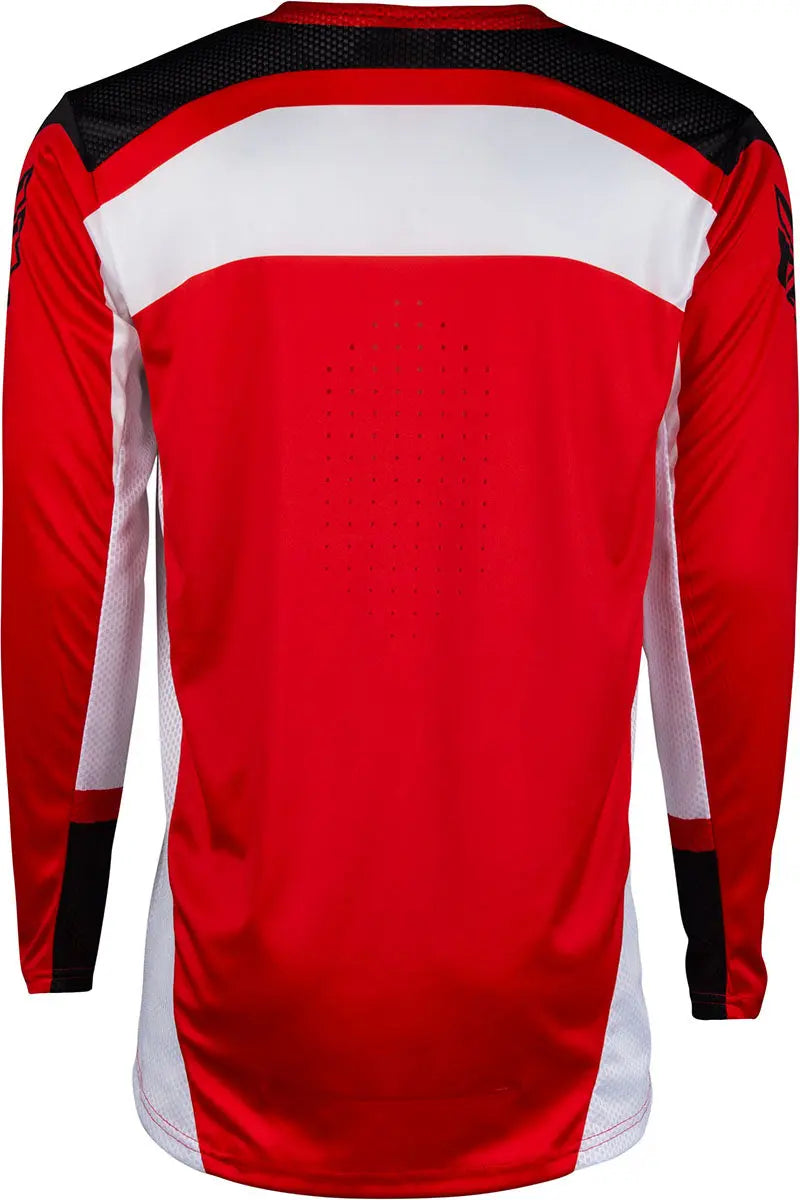 Fly Racing Lite MX Jersey Red / White / Black - FREE UK Shipping, FREE 365 Day Returns | Moto Central