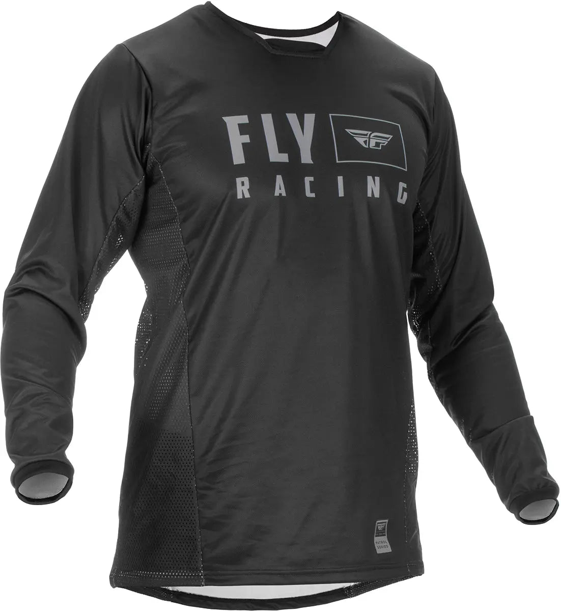 Fly Racing Patrol MX Jersey Black - FREE UK Shipping, FREE 365 Day Returns | Moto Central