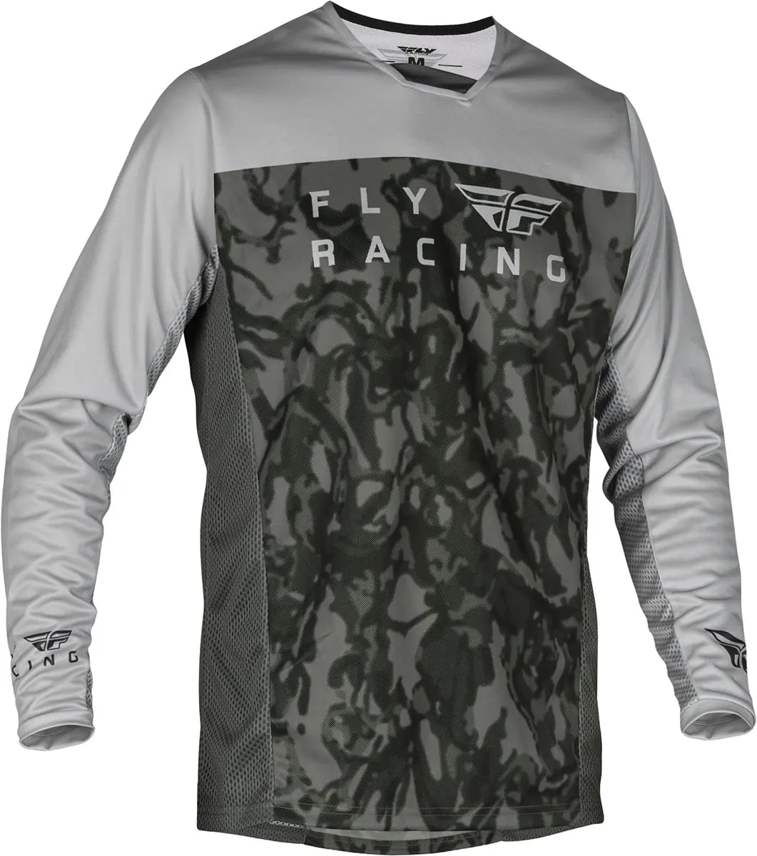 Fly Racing Radium MTB Jersey Dark Grey Camo / Grey - FREE UK Shipping, FREE 365 Day Returns | Moto Central