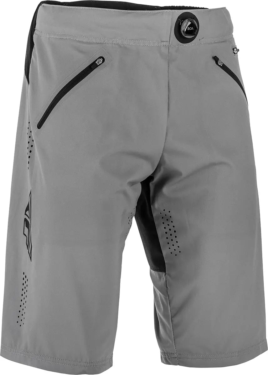 Fly Racing Radium MTB Shorts Grey - FREE UK Shipping, FREE 365 Day Returns | Moto Central