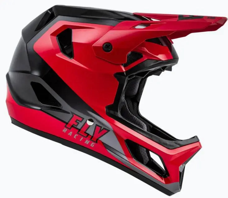 Fly Racing Rayce MTB Helmet Red / Black - FREE UK Shipping, FREE 365 Day Returns | Moto Central