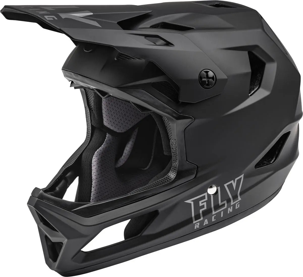 Fly Racing Rayce MTB Helmet Solid Matt Black - FREE UK Shipping, FREE 365 Day Returns | Moto Central