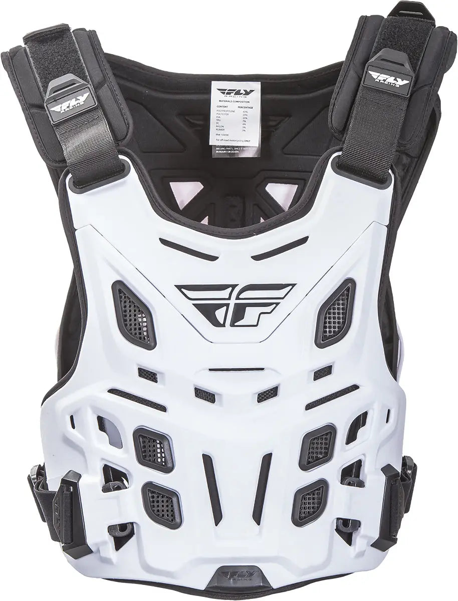 Fly Racing Revel Race CE Roost Guard Protection White - FREE UK Shipping, FREE 365 Day Returns | Moto Central